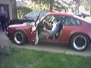 Dad in Porsche